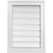 Ekena Millwork Vertical Surface Mount PVC Gable Vent: Functional, w/ 2"W x 2"P Brickmould Sill Frame, 16"W x 22"H GVPVE16X2203SF - alternate 1